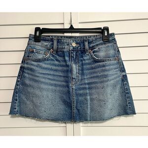 NWOT American Eagle 90’s High Rise Mini Denim Skirt Size 6